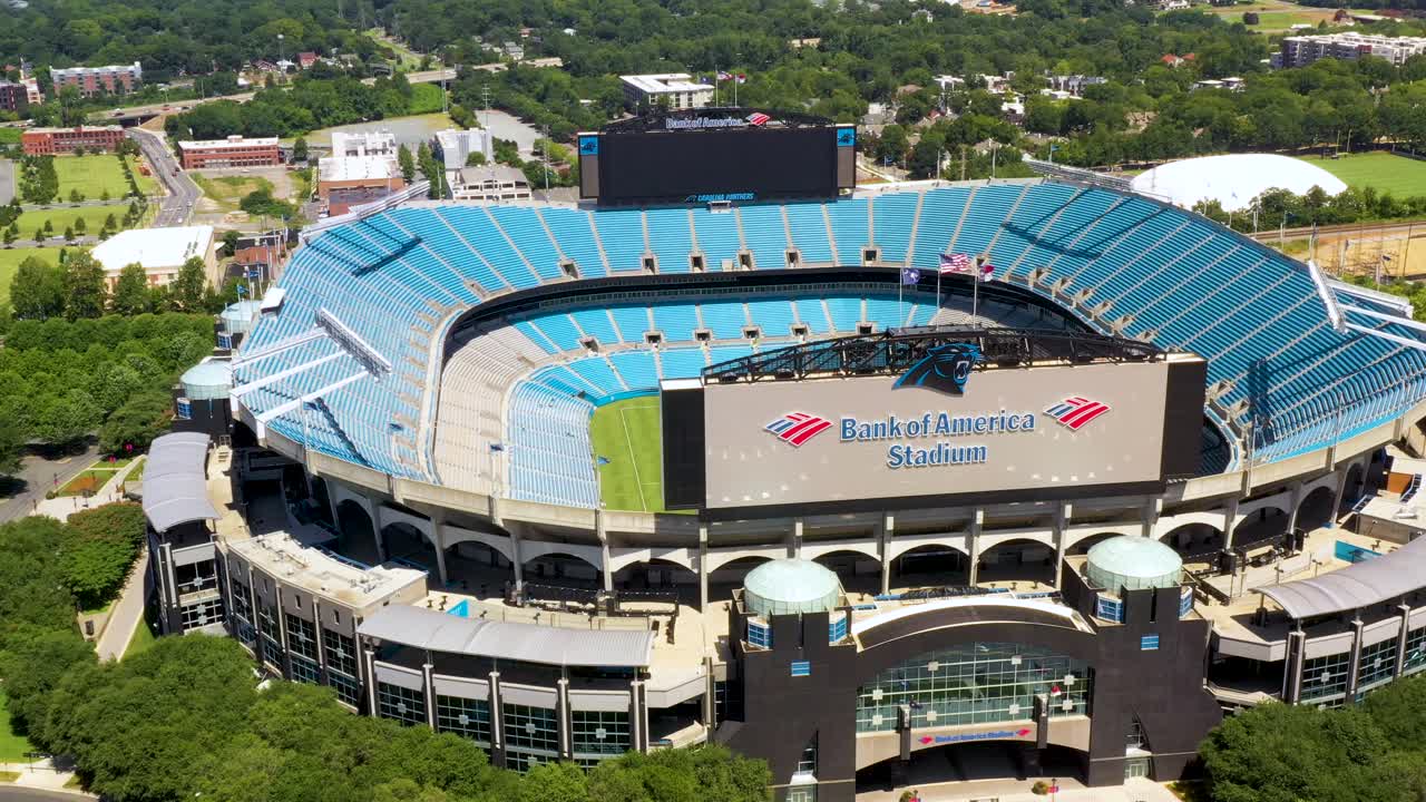 Bank of America NFL and MLS Sports Stadium - Aerial Establishing View