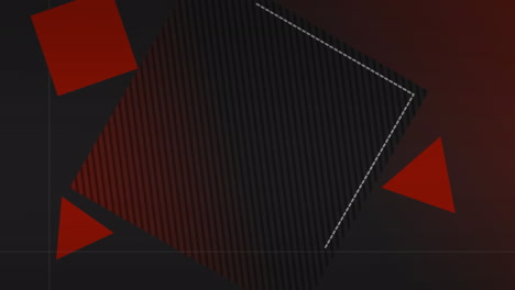 animación del patrón que se mueve sobre un fondo negro