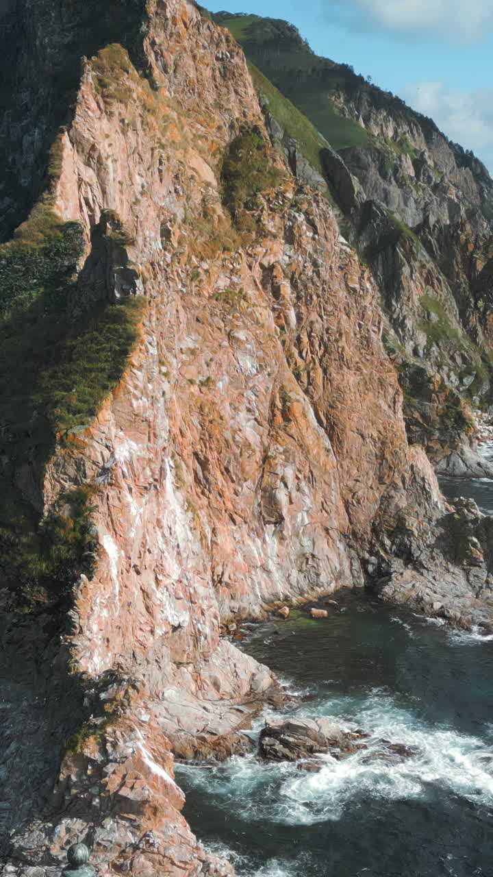 Rocky Coastline and Cliffs