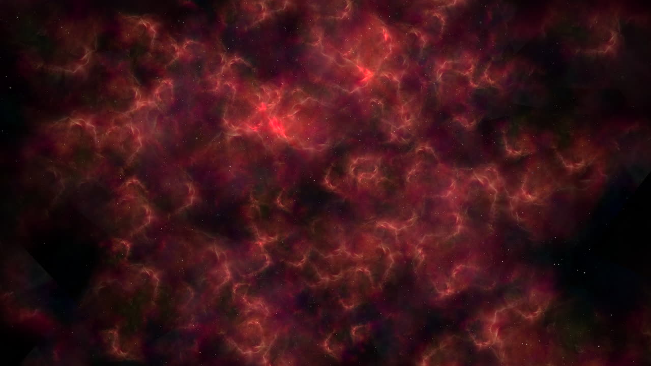 close-up vibrante de uma nebulosa estelar, cores e clareza reveladas