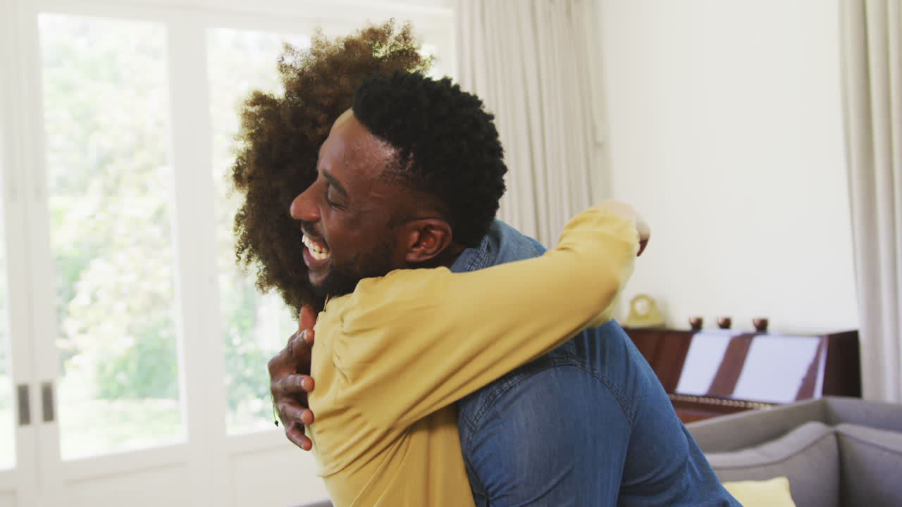 Happy couple hugging each other 