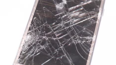 broken smartphone screen