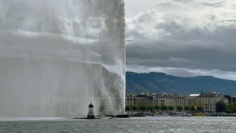Geneva-fountain-and-old-town-with-rainy-clouds-in-the-background