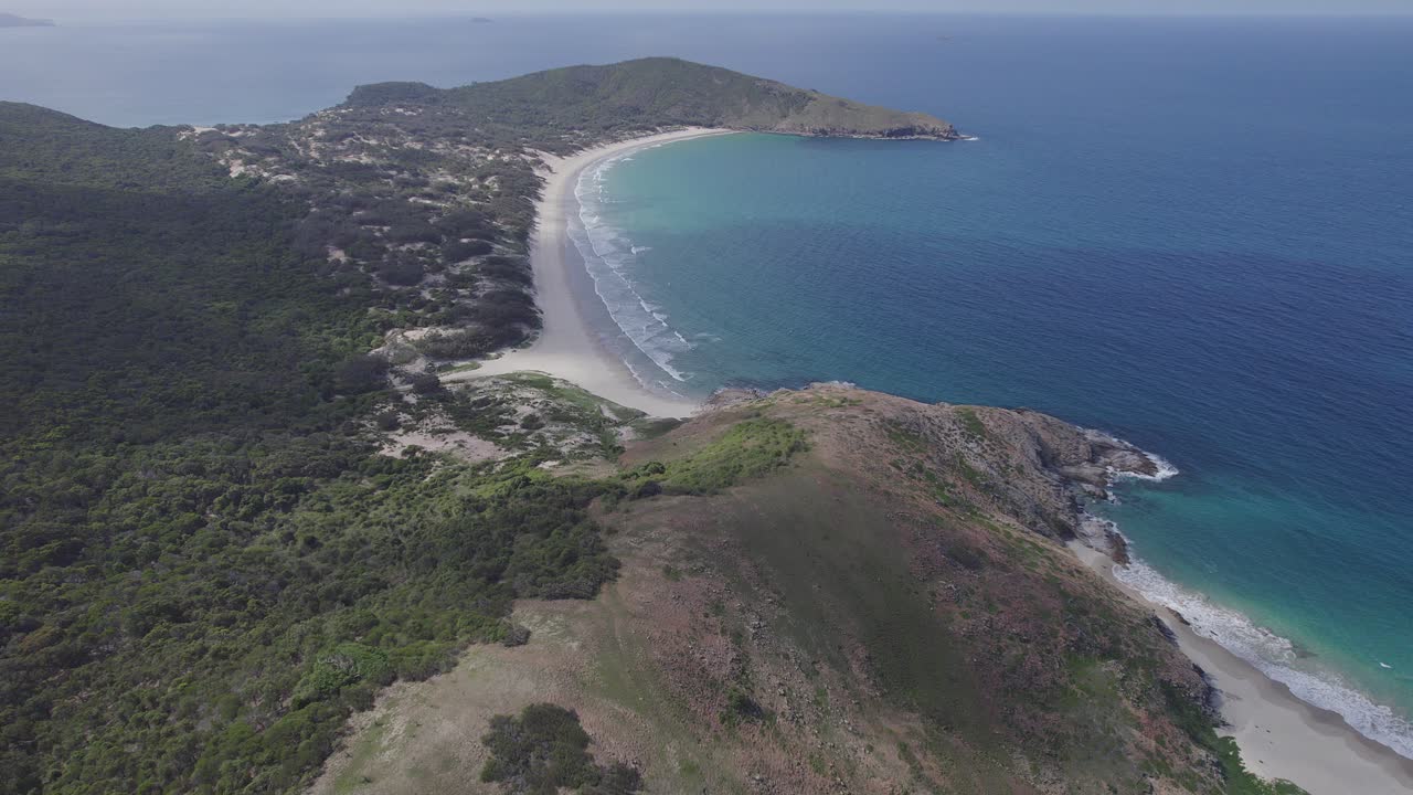 playa escénica en la bahía del naufragio