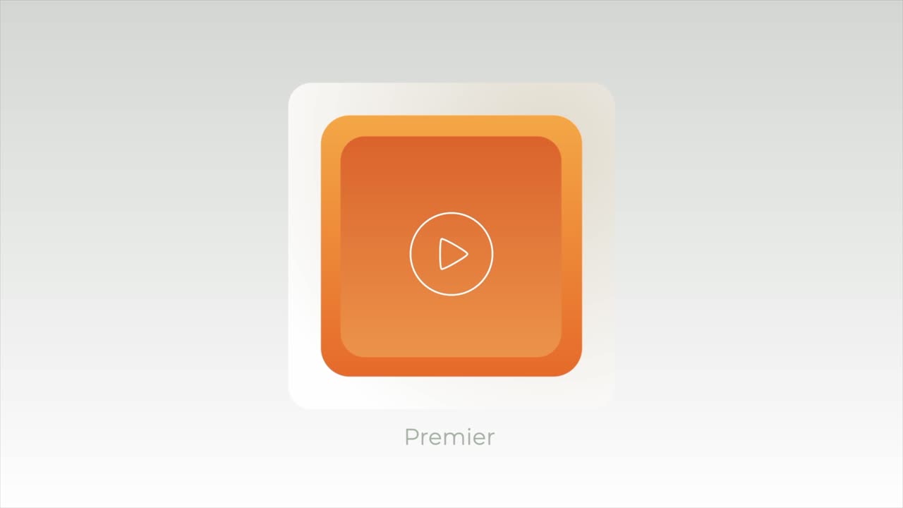 Orange Play Button for Premiere Pro