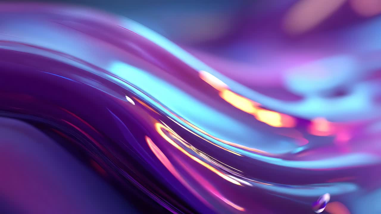 Abstract colorful smooth liquid surface texture