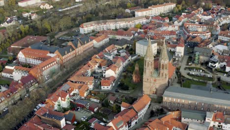 Drone-Aerial-of-the-Heilbad-Heiligenstadt