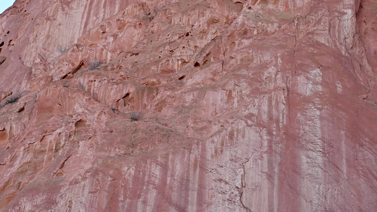 Garden of the Gods Red Stone Wall