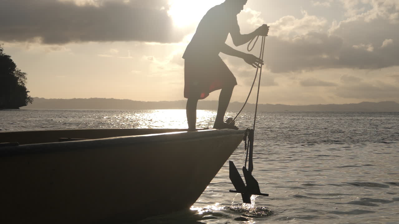 He's done sailing for the day