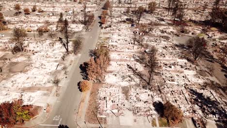 shocking aerial of devastation from the 2017 santa rosa tubbs fire disaster 13