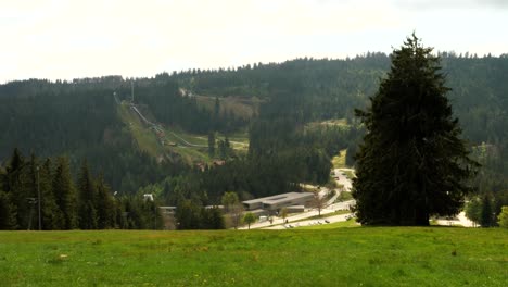 View-of-the-Ruhestein-National-Park-Center-in-the-Black-Forest-on-a-sunny-spring-day