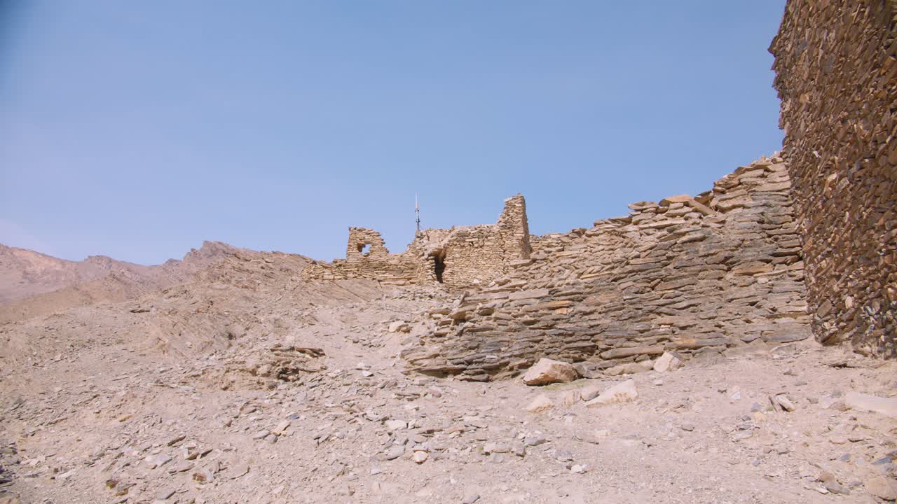 Old stone fortress in the mountains Silk Road, Sentob village Uzbekistan 8 of 22