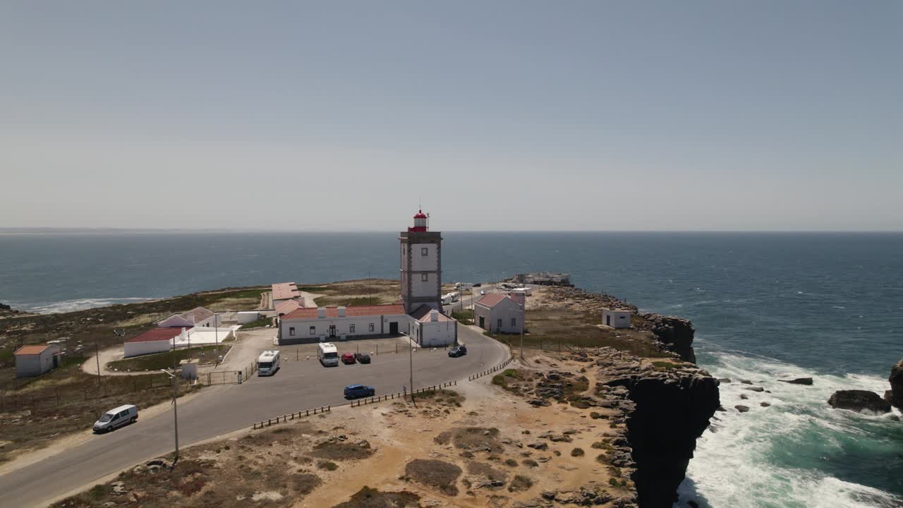 faro de peniche y cabo carvoeiro en portugal
