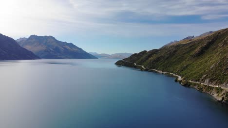 retirada aérea del paisaje de nueva zelanda