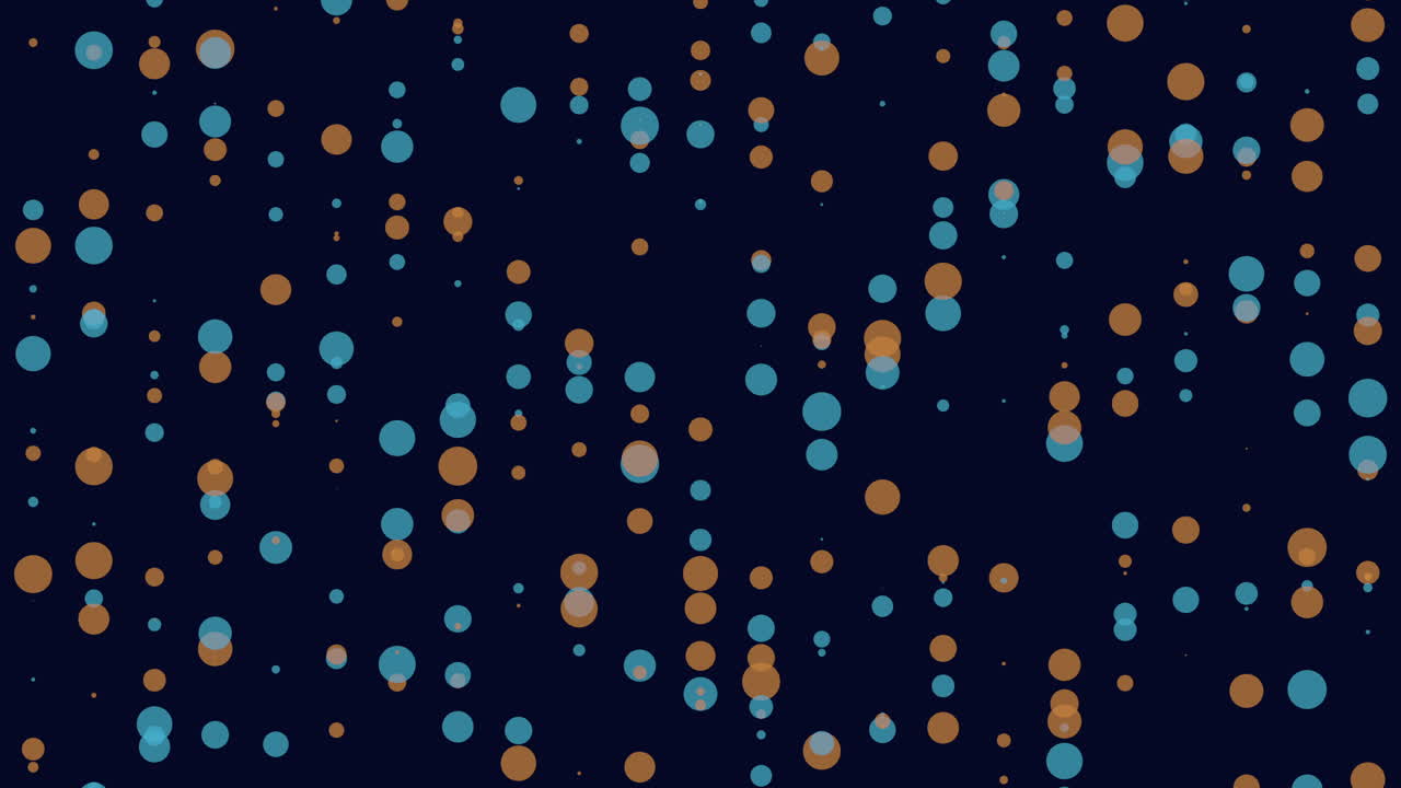 Abstract rainbow dots pattern in rows