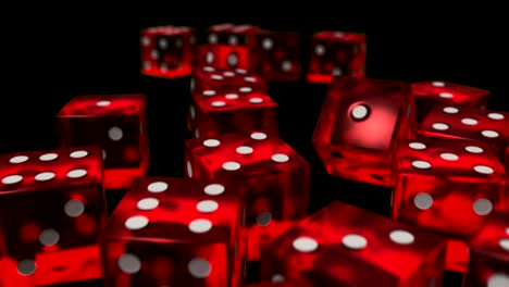 Dice-rolling-slow-motion-closeup-DOF-casino-gambling-gaming-Vegas-4K