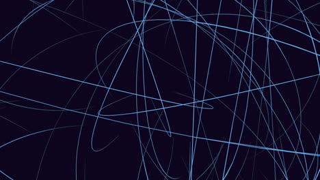 dibujo de línea azul sobre fondo negro elemento de diseño moderno y elegante para sitios web y proyectos gráficos
