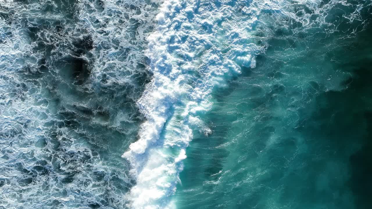 Waves during sunset on the Canary Islands - Lanzarote