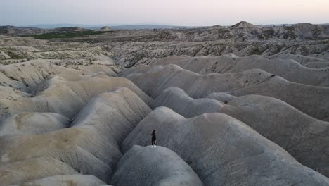 Drone-shot-of-the-unique-Mahoya-Desert-in-Spain