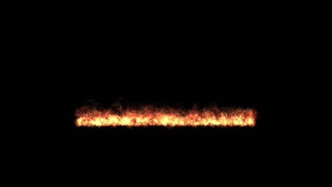 campfire motion graphics with night background