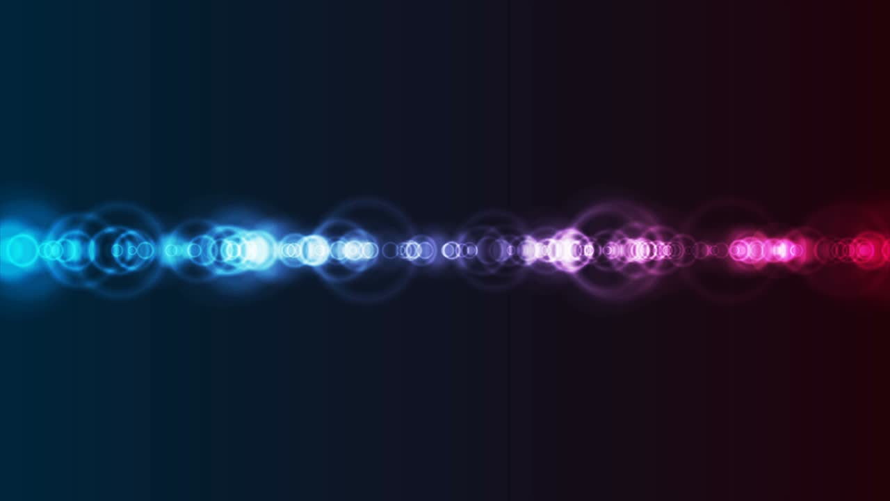 Blue purple glowing neon lens flare effect abstract motion design