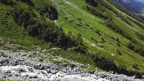 mountain hiking trail