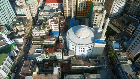 vista aérea de la mezquita al jumaa en dar es salaam