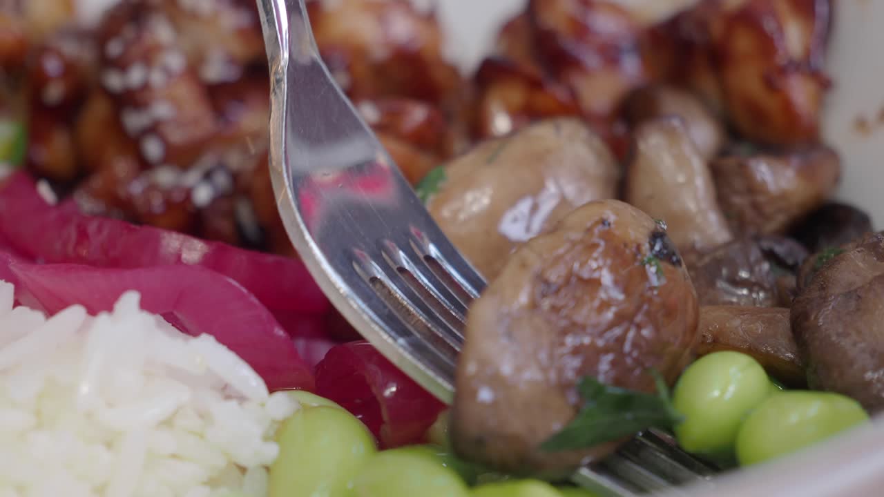 Close-up of a healthy bowl