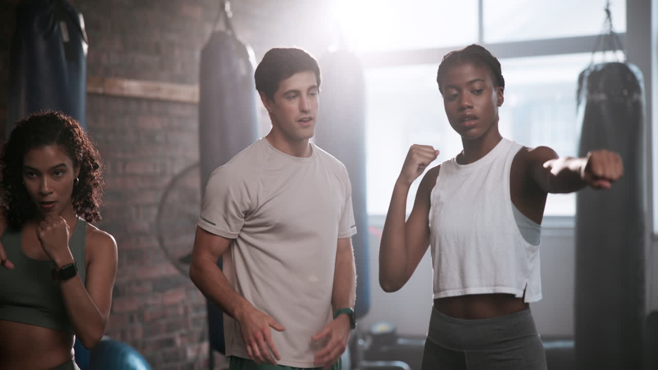 Fitness workout in the gym