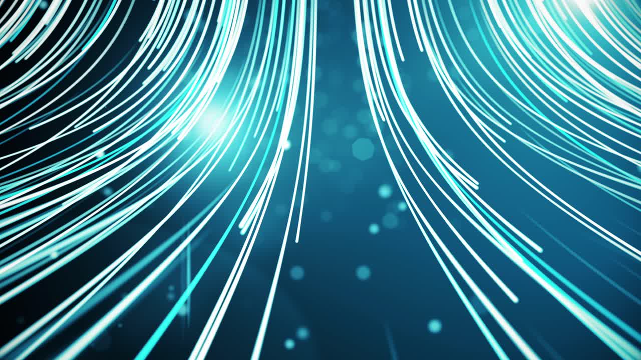 Abstract Glowing Lines