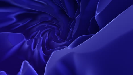 fantasy illusion blue waves in helix on dark gradient