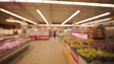 blurred background. fresh organic vegetables at the farmers market. raw vegetables at the fresh produce section of the store. earth concept, fresh harvest