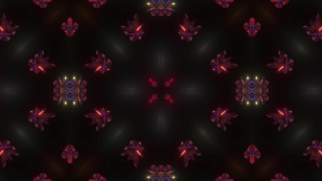 추상적인 기하학 칼레도스코프 패턴