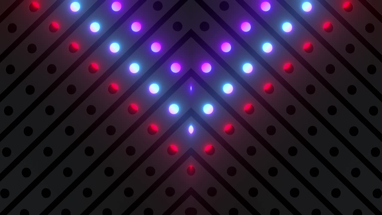 Motivo geometrico al neon