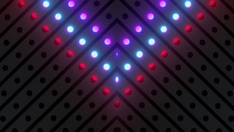 neon light geometric pattern