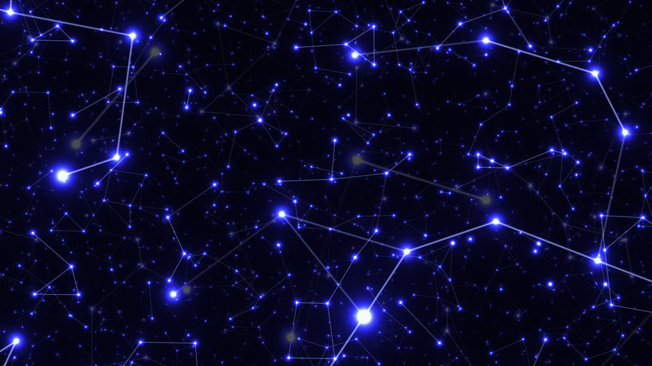 Flying in outer space. Looped seamless animation.