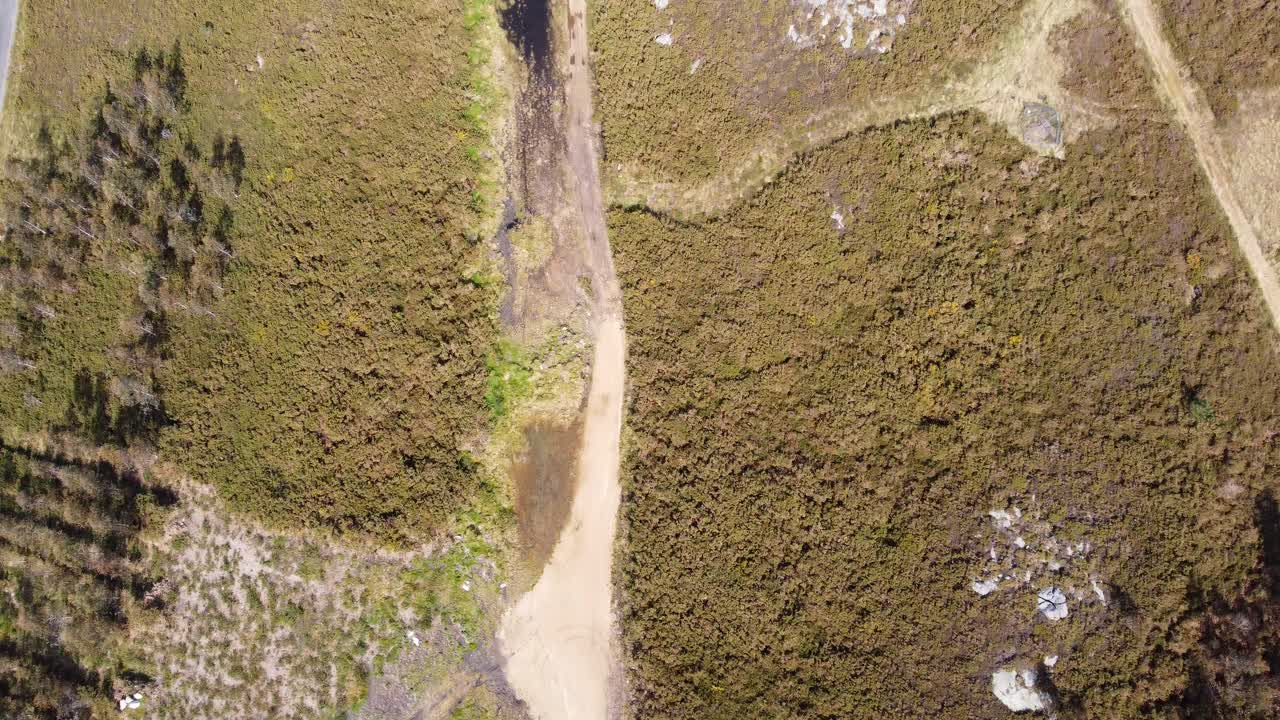 senderismo en el monte abelendo, galicia, españa