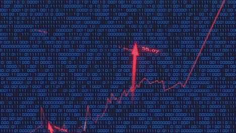 Animación-Del-Procesamiento-De-Datos-Sobre-Fondo-Negro