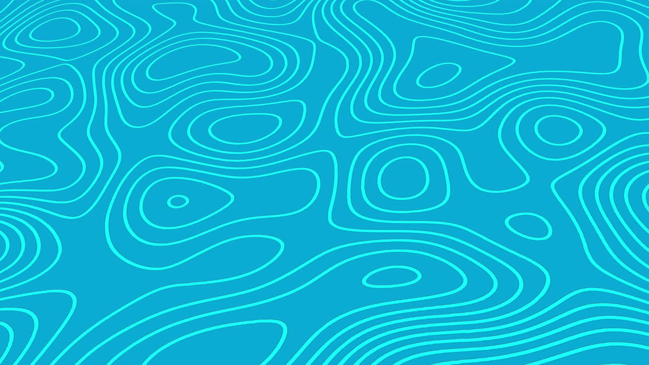 animación del patrón de línea de onda azul que se mueve sobre fondo azul