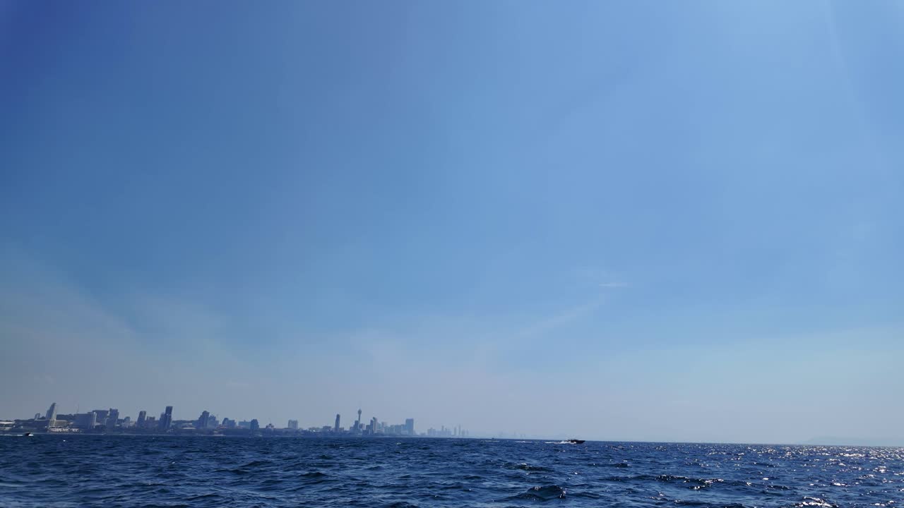 Pattaya city Gulf of Thailand marina sailing fery water transport port