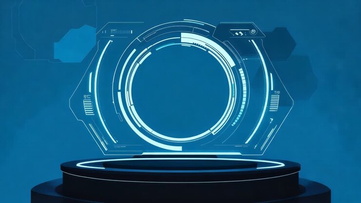 Futuristisk Teknologi Display Mockup