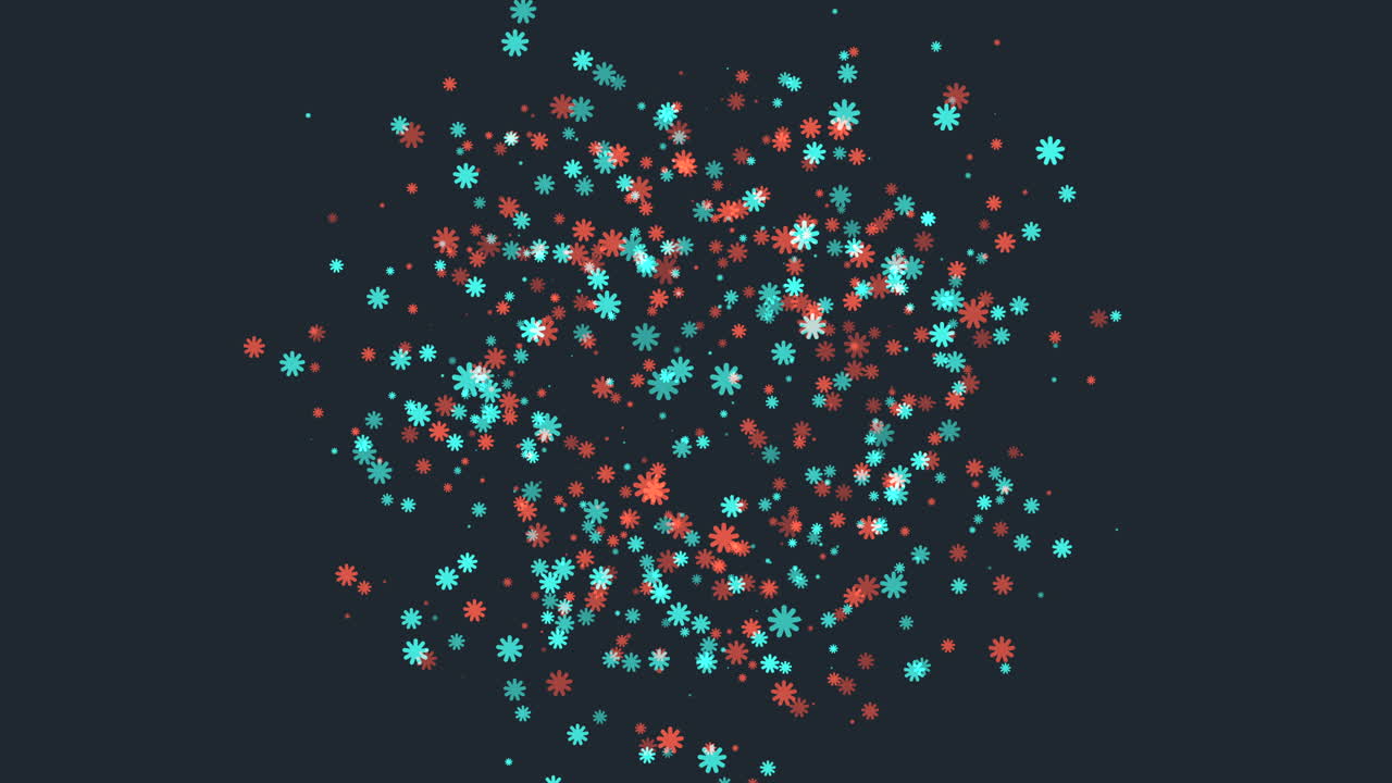 An image of small dots forming a circular pattern against a dark backdrop, creating a visually striking and abstract composition