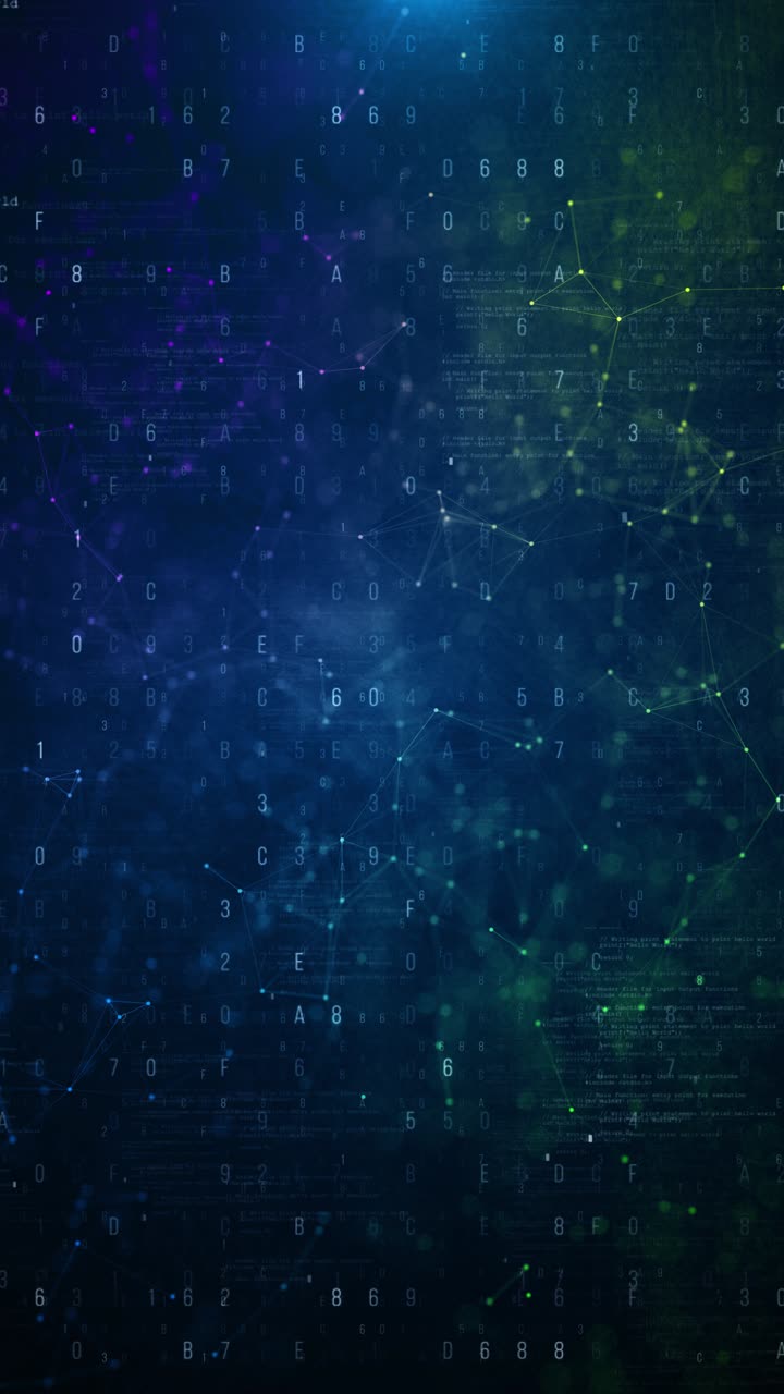Abstract network technology background connected dots and lines structure plexus lines triangular