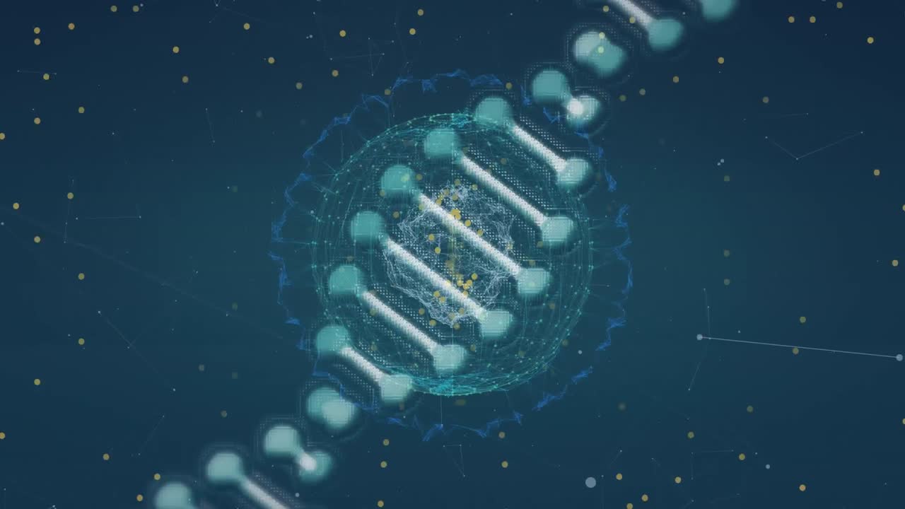 This video features moving shapes on a black background