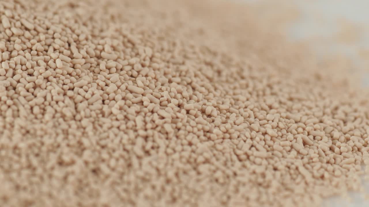 건조 인스턴트 효모 회전 회전 극심한 매크로