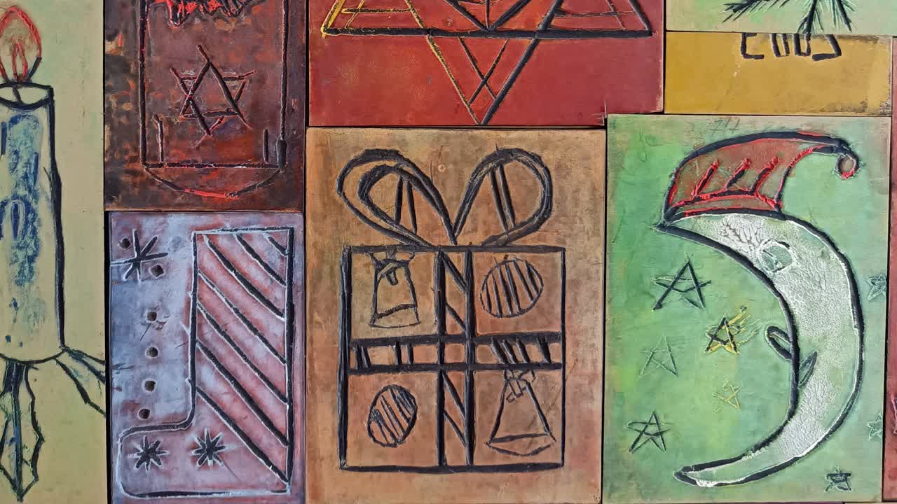 креативная концепция фона - праздничный рождественский и отпускной сезон