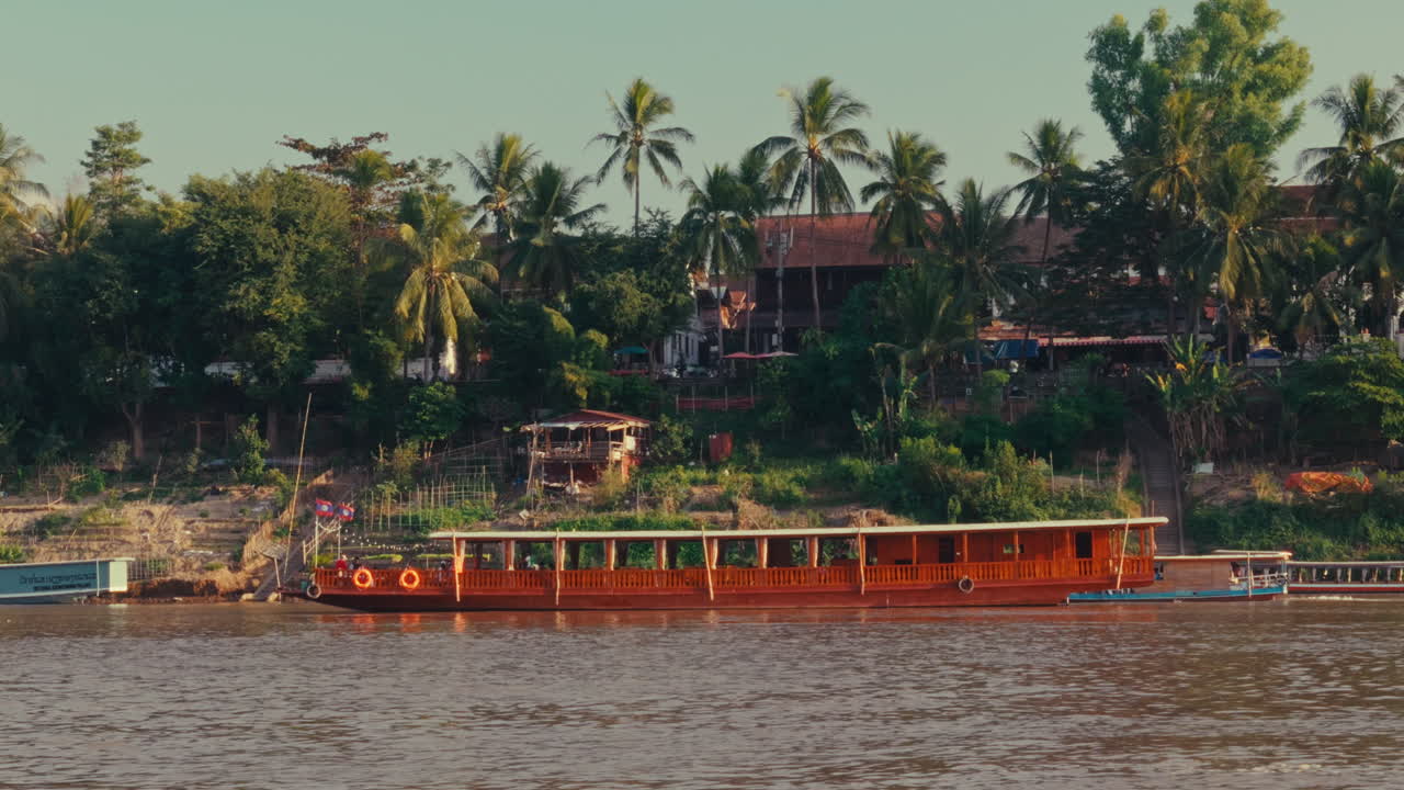 River Cruise in a Tropical Asian City
