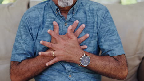 Heart-attack,-stress-and-hands-on-chest-of-old-man