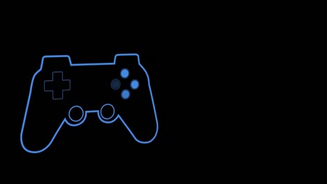 animación del logotipo azul del videojuego