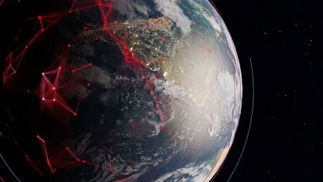 Strange flickering red shapes and lines detected outside Earth’s atmosphere